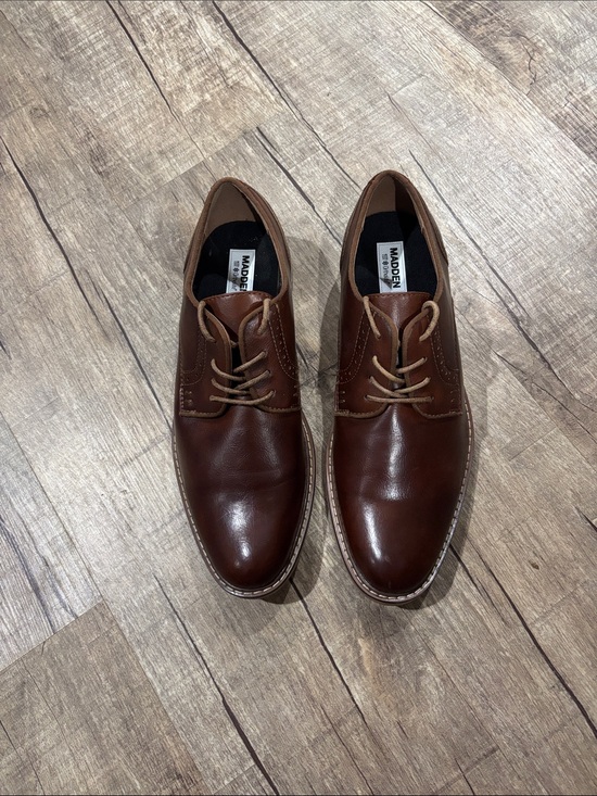 Steve Madden Other - Steve Madden Brown Leather Lace-Up Oxford Shoes Men’s Size 9